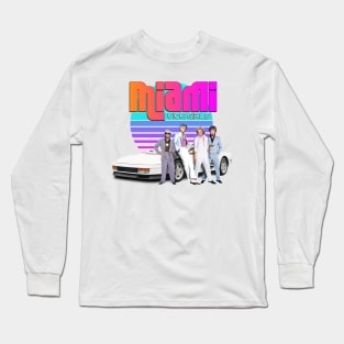 Miami Vice Girls Synth Long Sleeve T-Shirt